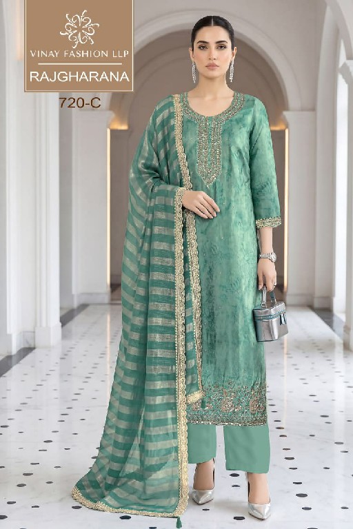 VINAY RAJGHARANA WHOLESALE SHIMMER SILK LUXURIOUS LOOK UNSTITCH SALWAR SUITS EXPORTER