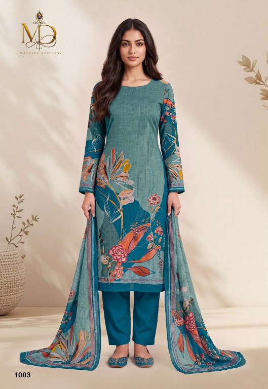 METRIKA DESIGNS ROSE GOLD VOL 1 WHOLESALE HEAVY COTTON DIGITAL PRINT WITH WORK UNSTITCH SALWAR SUITS EXPORTER