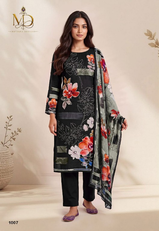 METRIKA DESIGNS ROSE GOLD VOL 1 WHOLESALE HEAVY COTTON DIGITAL PRINT WITH WORK UNSTITCH SALWAR SUITS EXPORTER