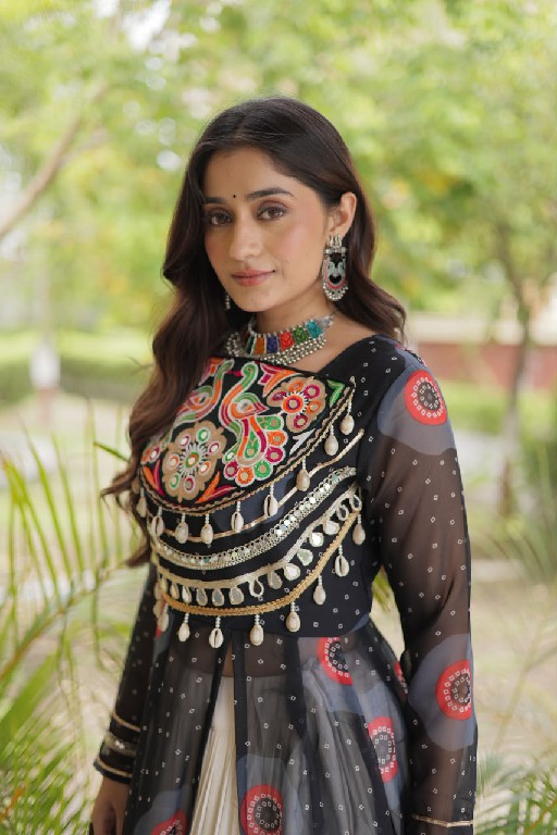 TEXTILEDEAL D.NO 5085 WHOLESALE READYMADE KORA COTTON NAVRATRI COLLECTION LEHENGA WITH KURTI FOR WOMEN ONLINE