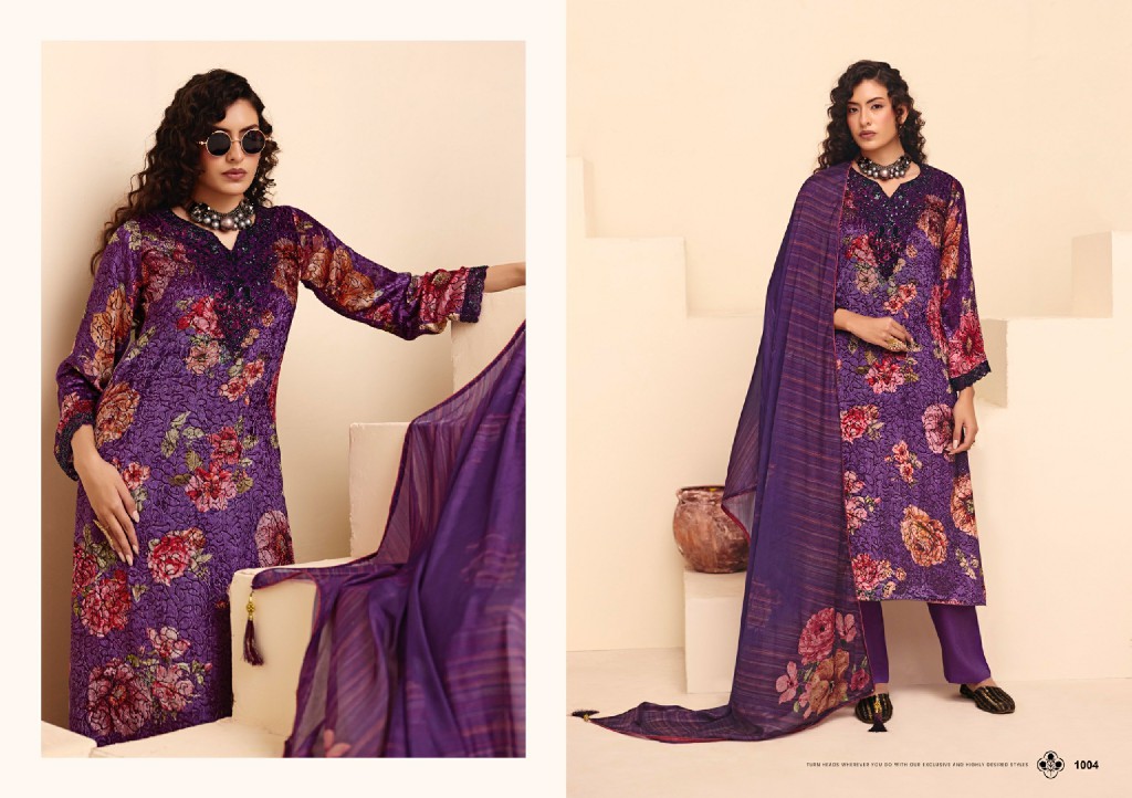 RANGATI PRINTS DIOR WHOLESALE PALACHI VELVET WINTER WEAR UNSTITCH SALWAR SUITS EXPORTER
