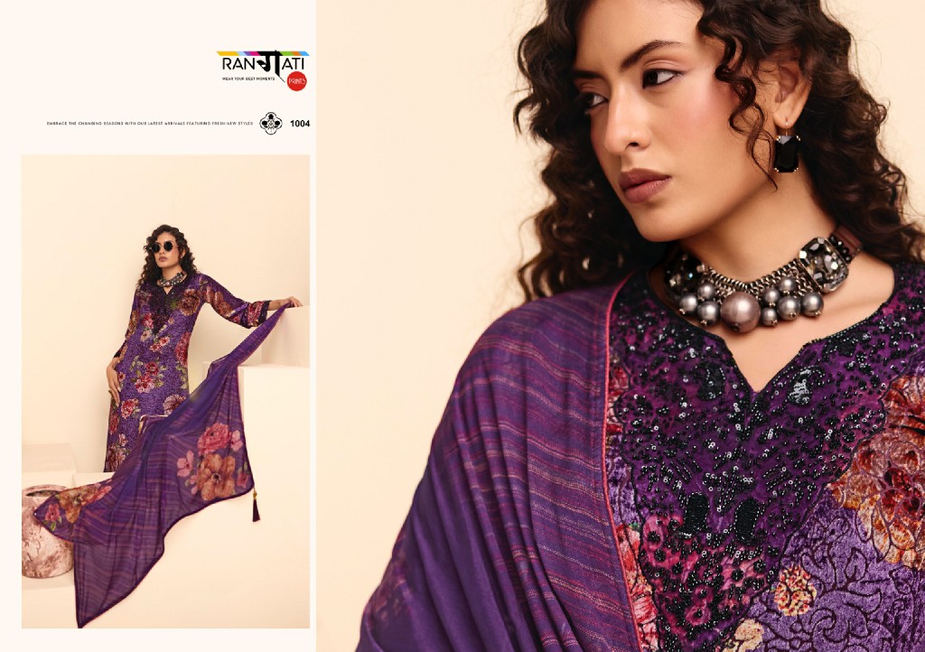 RANGATI PRINTS DIOR WHOLESALE PALACHI VELVET WINTER WEAR UNSTITCH SALWAR SUITS EXPORTER
