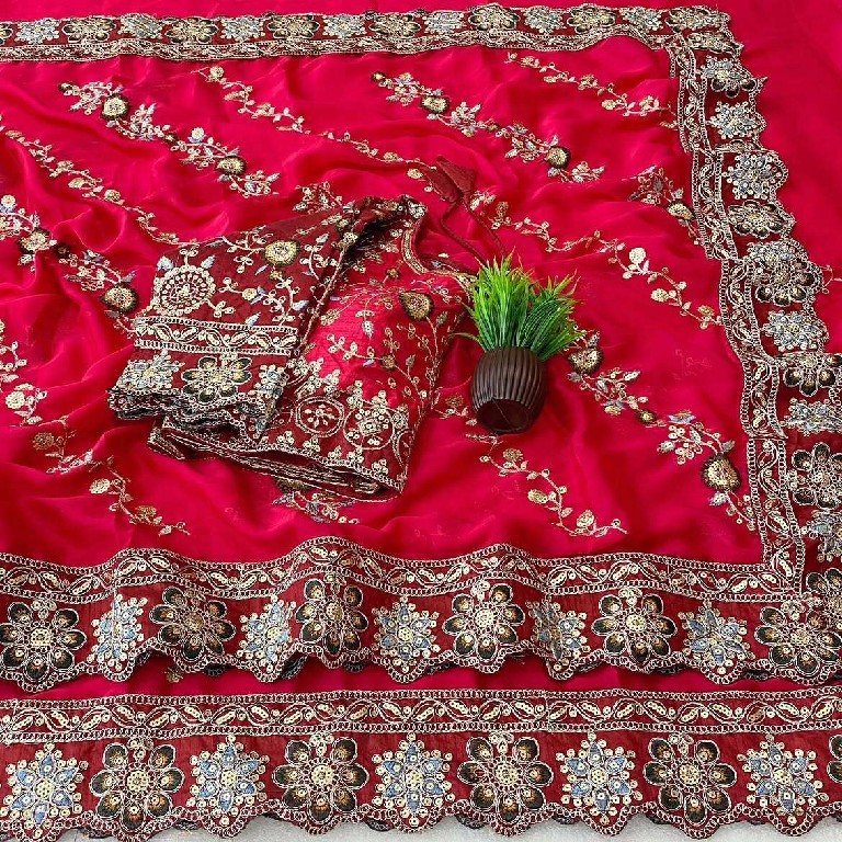 TEXTILEDEAL D.NO JR-682 WHOLESALE SOFT RANGOLI SILK BEAUTIFUL ATTRACTIVE INDIAN SAREES FOR WOMEN ONLINE