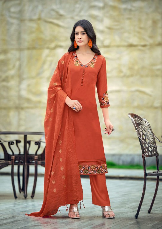 WOODEE TANISHA VOL 2 WHOLESALE READYMADE VISCOSE GADHAWAL BEST DESIGN STRAIGHT CUT 3 PCS SUITS EXPORTER