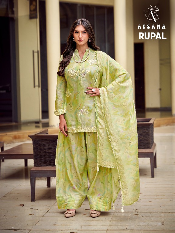 AFSANA RUPAL WHOLESALE READYMADE PURE BAMBER MUSLIN EXCLUSIVE COLLECTION 3 PCS COMBO SET SUITS SUPPLIER