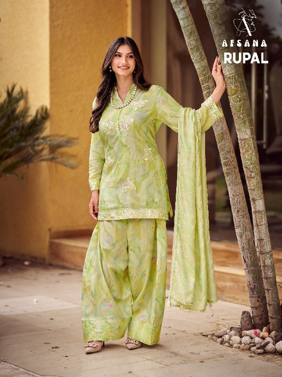 AFSANA RUPAL WHOLESALE READYMADE PURE BAMBER MUSLIN EXCLUSIVE COLLECTION 3 PCS COMBO SET SUITS SUPPLIER