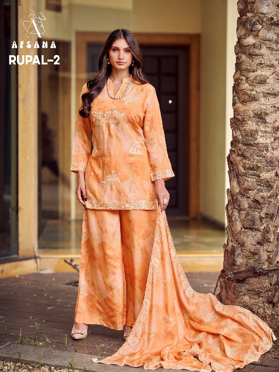 AFSANA RUPAL WHOLESALE READYMADE PURE BAMBER MUSLIN EXCLUSIVE COLLECTION 3 PCS COMBO SET SUITS SUPPLIER