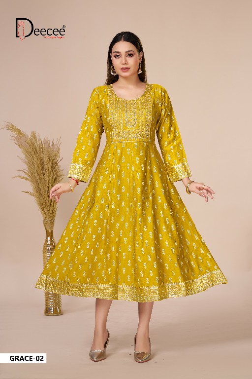 DEE CEE GRACE WHOLESALE READYMADE VATICAN BEAUTIFUL KALI STYLE KURTIS FOR WOMEN ONLINE