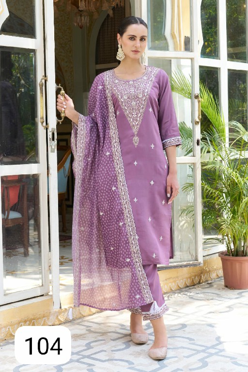 PURPLE CREATION MARYAM WHOLESALE READYMADE FABULOUS AMAZING 3 PCS SUITS EXPORTER