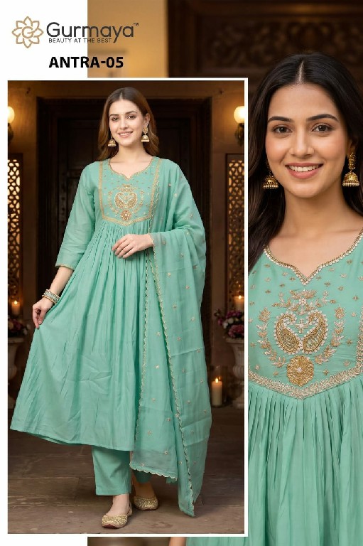 AANCHI ANTRA WHOLESALE READYMADE MUL CHANDERI FASHIONABLE 3 PCS COMBO SET SUITS SUPPLIER