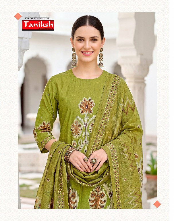 TANIKSH MANYA VOL 1 WHOLESALE READYMADE VERTICAN WITH HAND WORK 3 PCS SUITS FOR EXPORT