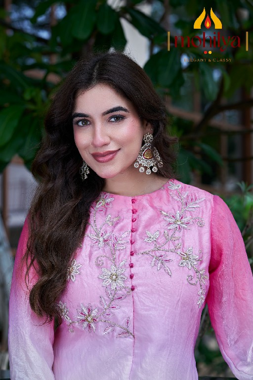 MOHILYA D.NO 1001 WHOLESALE READYMADE FANDY CRUSH SHADED ELEGANT COMBO CORD SET FOR EXPORT