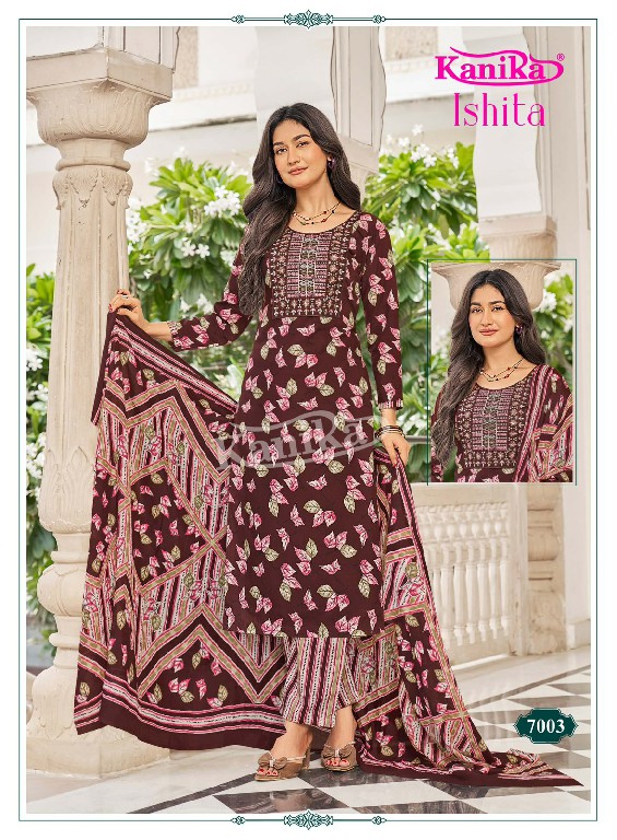 KANIKA ISHITA VOL 7 WHOLESALE READYMADE MIX COTTON SUPER HIT DESIGN 3 PCS SUITS SUPPLIER