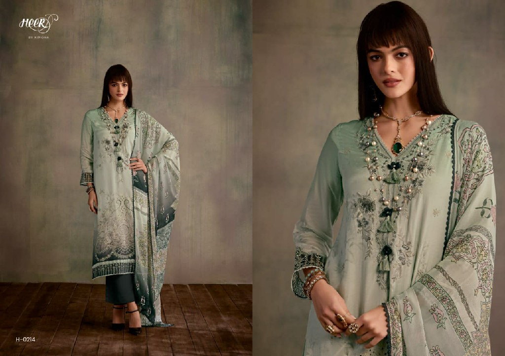 KIMORA HEER STARLIGHT WHOLESALE PURE MUSLIN AMAZING DESIGN UNSTITCH SALWAR SUITS EXPORTER