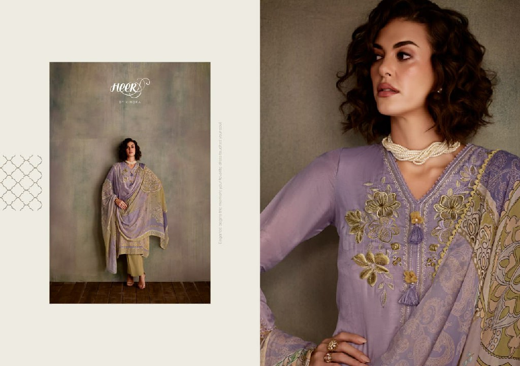 KIMORA HEER STARLIGHT WHOLESALE PURE MUSLIN AMAZING DESIGN UNSTITCH SALWAR SUITS EXPORTER