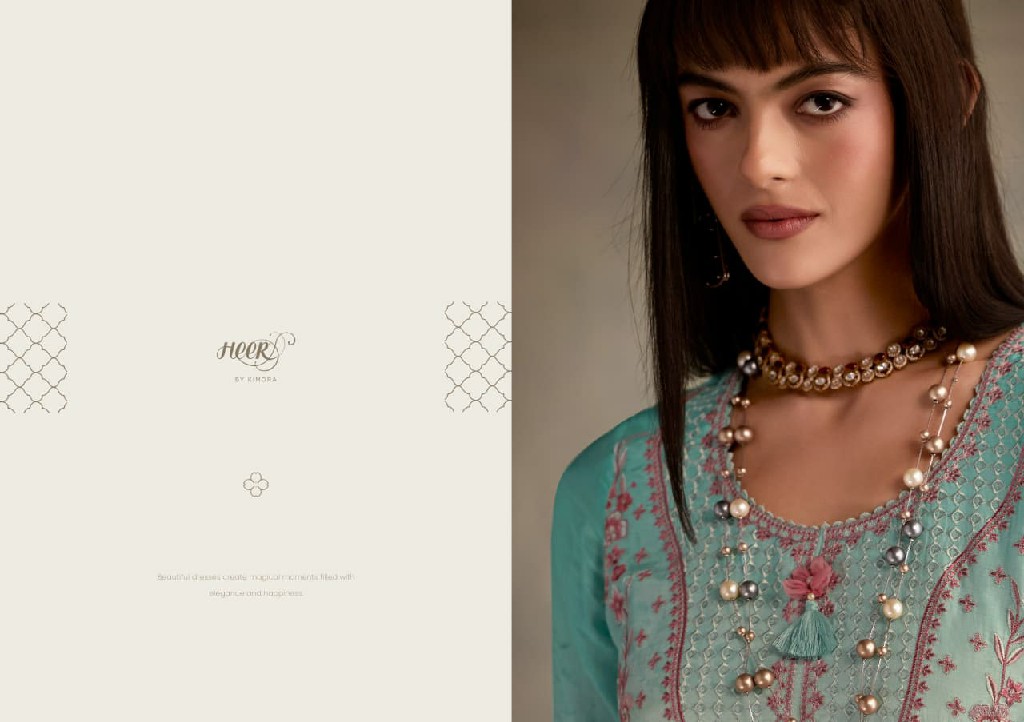 KIMORA HEER STARLIGHT WHOLESALE PURE MUSLIN AMAZING DESIGN UNSTITCH SALWAR SUITS EXPORTER