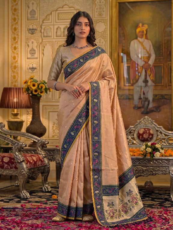 ASTITA POSHAK WHOLESALE TISSUE SILK FESTIVE WEAR INDIAN SAREES FOR WOMEN ONLINE