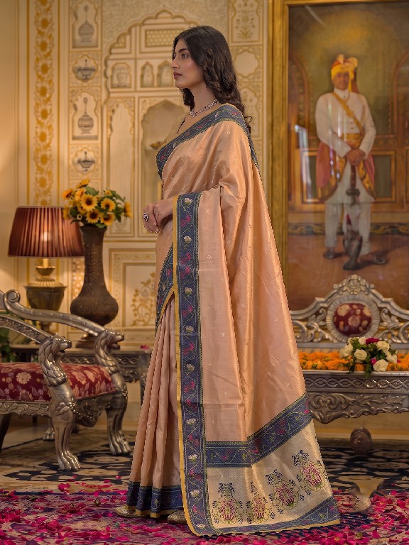 ASTITA POSHAK WHOLESALE TISSUE SILK FESTIVE WEAR INDIAN SAREES FOR WOMEN ONLINE