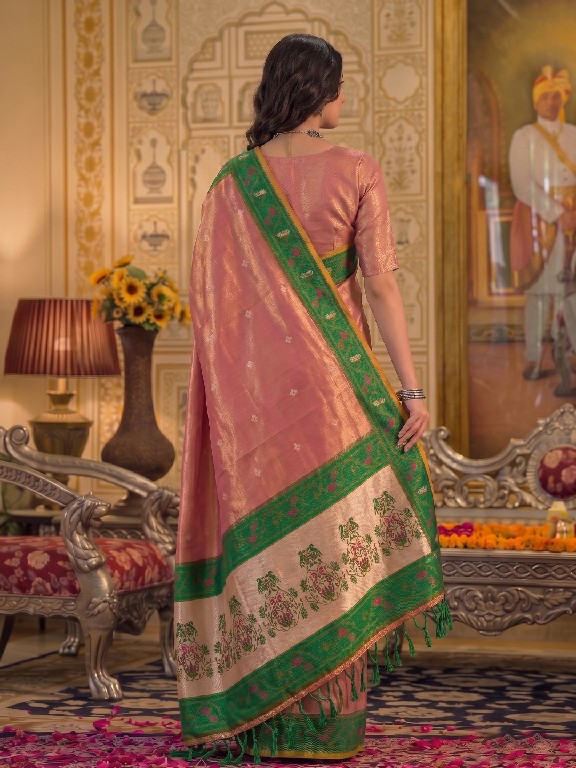 ASTITA POSHAK WHOLESALE TISSUE SILK FESTIVE WEAR INDIAN SAREES FOR WOMEN ONLINE