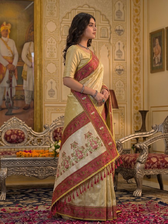 ASTITA POSHAK WHOLESALE TISSUE SILK FESTIVE WEAR INDIAN SAREES FOR WOMEN ONLINE