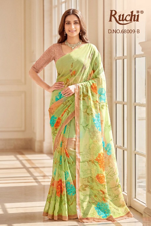RUCHI SHIMMER GEORGETTE VOL 4 WHOLESALE GEORGETTE DAILY WEAR INDIAN SAREES FOR WOMEN EXPORTER