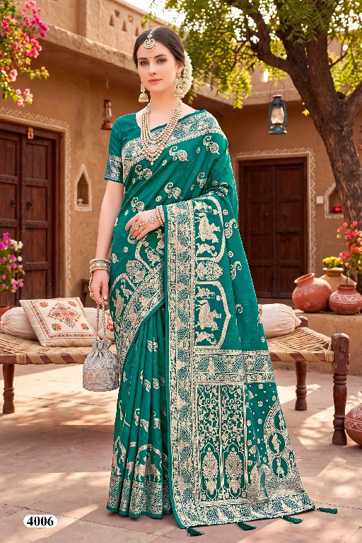 SAROJ BOMBAY BHEL SILK VOL 4 WHOLESALE PURE SILK FUNCTION WEAR INDIAN SAREES FOR WOMEN ONLINE