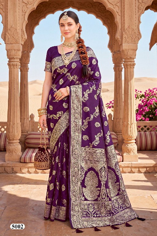 SAROJ BOMBAY BHEL SILK VOL 5 WHOLESALE PURE SILK ATTRACTIVE INDIAN SAREES FOR WOMEN EXPORTER
