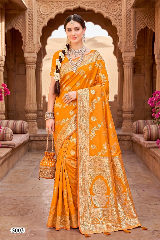SAROJ BOMBAY BHEL SILK VOL 5 WHOLESALE PURE SILK ATTRACTIVE INDIAN SAREES FOR WOMEN EXPORTER