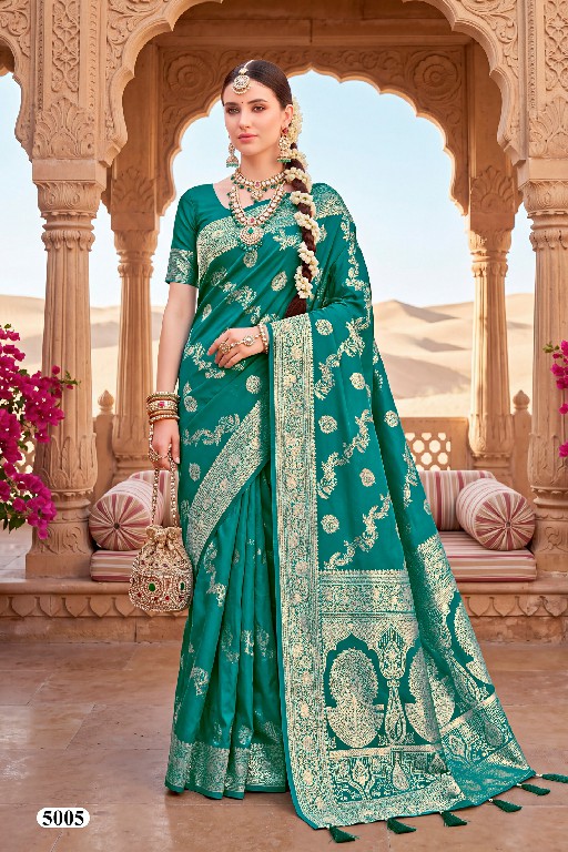 SAROJ BOMBAY BHEL SILK VOL 5 WHOLESALE PURE SILK ATTRACTIVE INDIAN SAREES FOR WOMEN EXPORTER