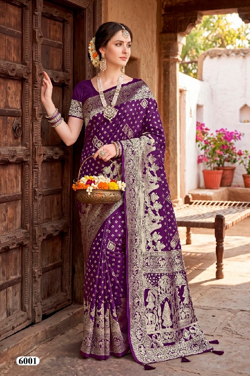 SAROJ BOMBAY BHEL SILK VOL 6 WHOLESALE PURE SILK ETHNIC WEAR INDIAN SAREES FOR WOMEN SUPPLIER