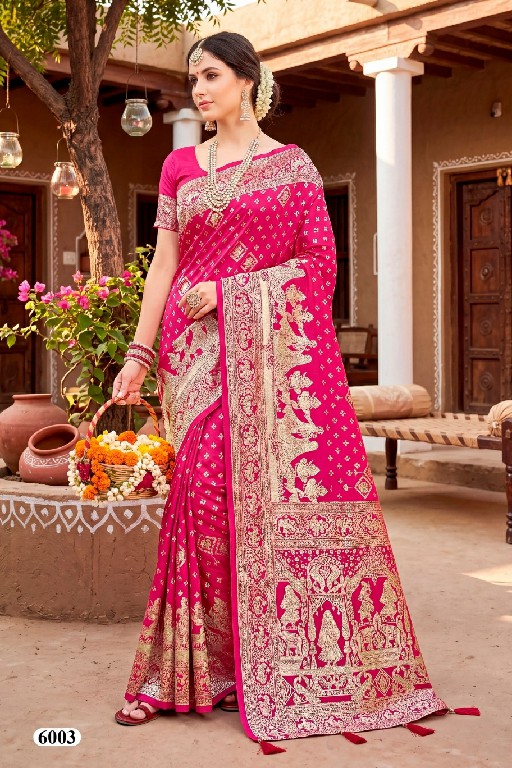 SAROJ BOMBAY BHEL SILK VOL 6 WHOLESALE PURE SILK ETHNIC WEAR INDIAN SAREES FOR WOMEN SUPPLIER