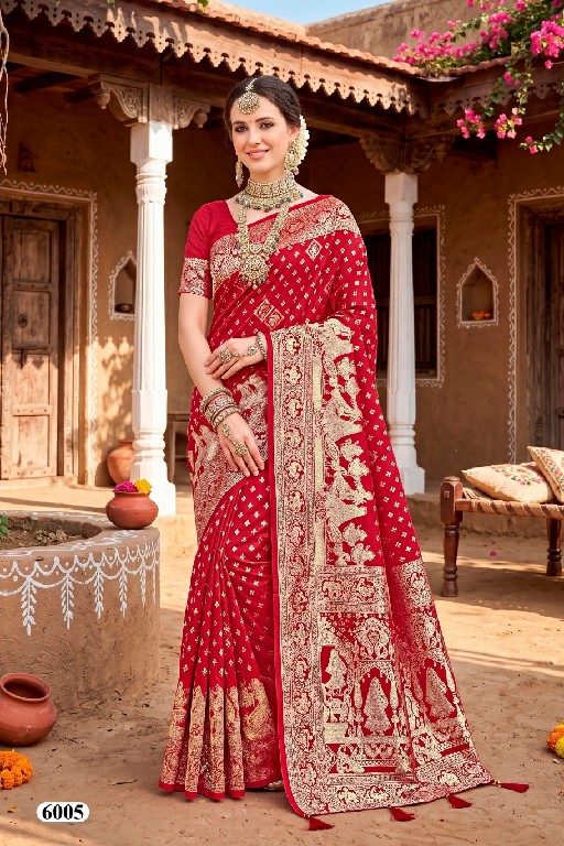 SAROJ BOMBAY BHEL SILK VOL 6 WHOLESALE PURE SILK ETHNIC WEAR INDIAN SAREES FOR WOMEN SUPPLIER