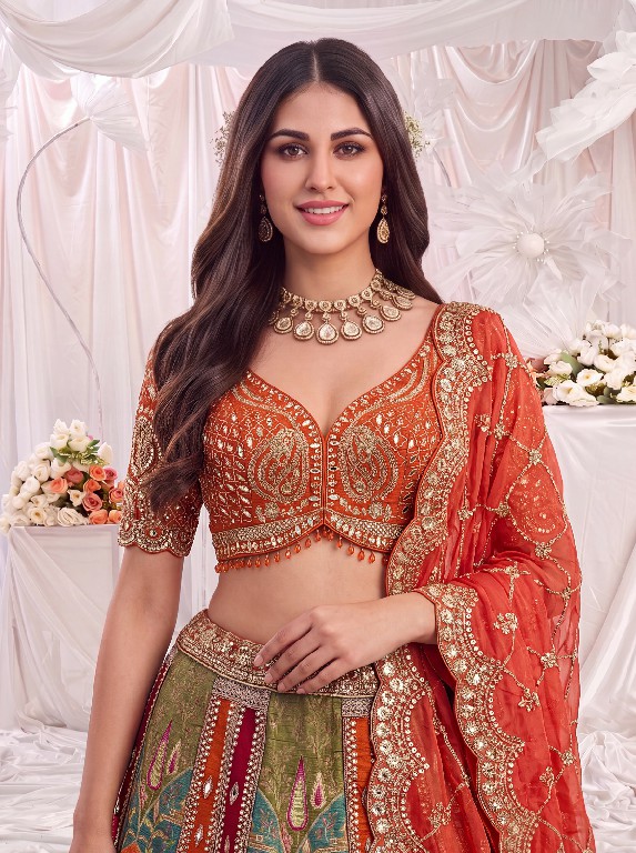 PURPLE CREATION 4512 SERIES D.NO 3067 WHOLESALE PREMIUM SILK WEDDING WEAR LEHENGA CHOLI FOR BRIDES ONLINE