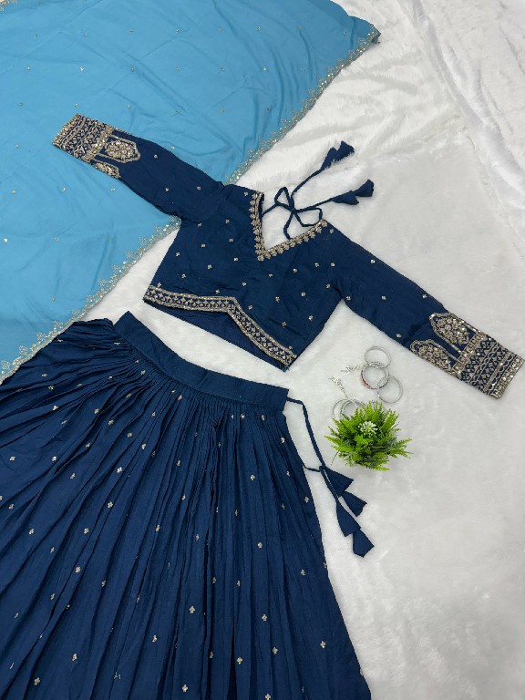 TEXTILEDEAL D.NO KD-1 WHOLESALE READYMADE VICHITRA TRENDY DESIGN LEHENGA CHOLI FOR EXPORT