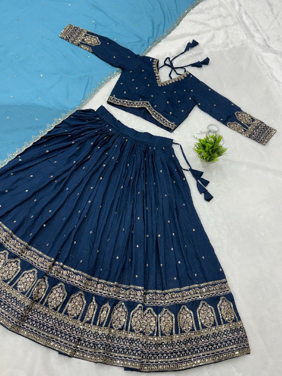 TEXTILEDEAL D.NO KD-1 WHOLESALE READYMADE VICHITRA TRENDY DESIGN LEHENGA CHOLI FOR EXPORT