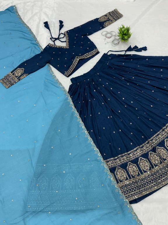 TEXTILEDEAL D.NO KD-1 WHOLESALE READYMADE VICHITRA TRENDY DESIGN LEHENGA CHOLI FOR EXPORT