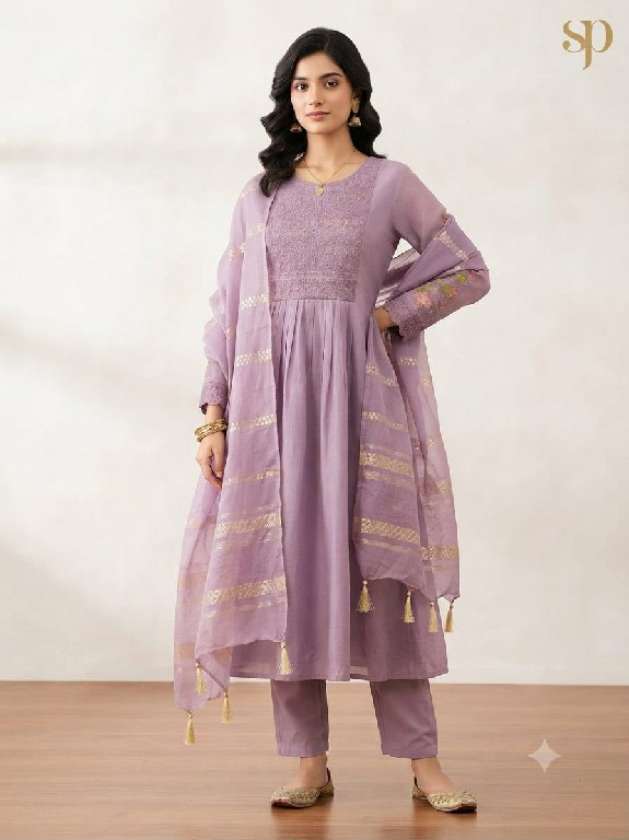 SAHIL PRINTS PRESENT READYMADE MUL CHANDERI MIRROR WORK 3 PCS COMBO SET SUITS FOR EXPORT