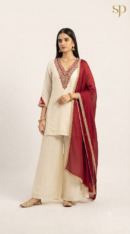 SAHIL PRINTS PRESENT READYMADE MUL CHANDERI FESTIVE WEAR 3 PCS COMBO SET SUITS ONLINE