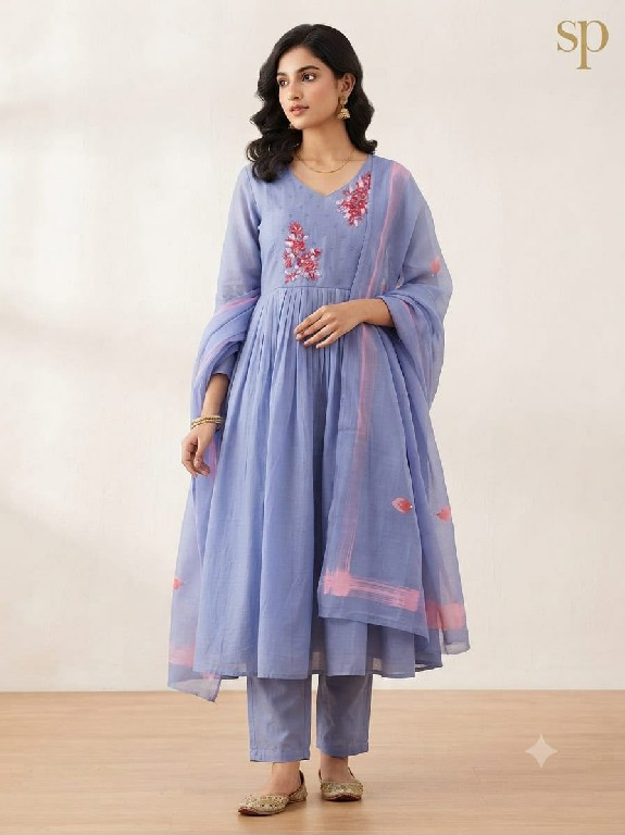 SAHIL PRINTS PRESENT READYMADE MUL CHANDERI EMBROIDERED 3 PCS COMBO SET SUITS ONLINE