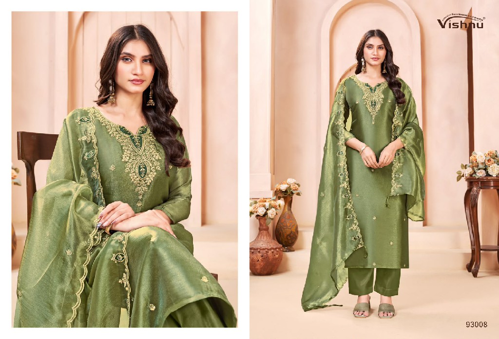 VISHNU SUMAIYA WHOLESALE GABANA SILK FASHIONABLE UNSTITCH SALWAR SUITS EXPORTER