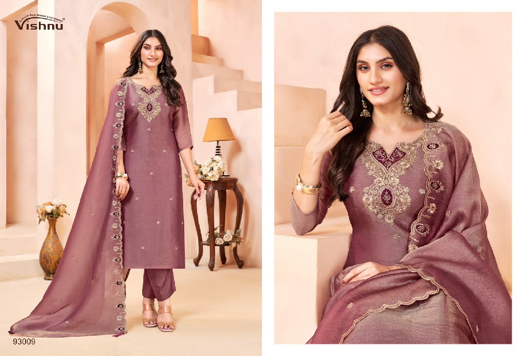 VISHNU SUMAIYA WHOLESALE GABANA SILK FASHIONABLE UNSTITCH SALWAR SUITS EXPORTER