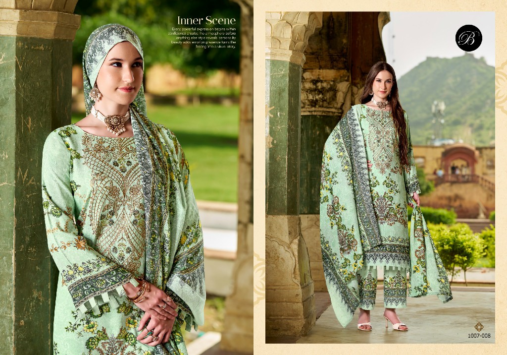 BELLIZA DILKHUSH VOL 6 WHOLESALE VISCOSE RAYON EXCLUSIVE DESIGN UNSTITCH SALWAR SUITS EXPORTER