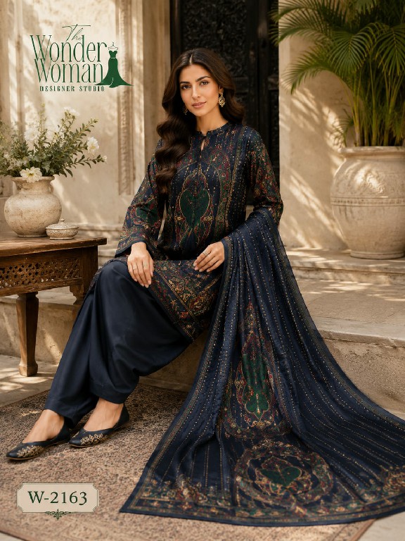 WONDER WOMAN D.NO 2163 WHOLESALE READYMADE LUXURIOUS SATIN DELICATE FLORAL PRINT 3 PCS COMBO SET SUITS EXPORTER