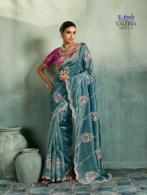 SETHNIC LIFESTYLE VALERIA ROYALE WHOLESALE LUXURIOUS DESIGNER WEAR INDIAN SAREES FOR WOMEN ONLINE