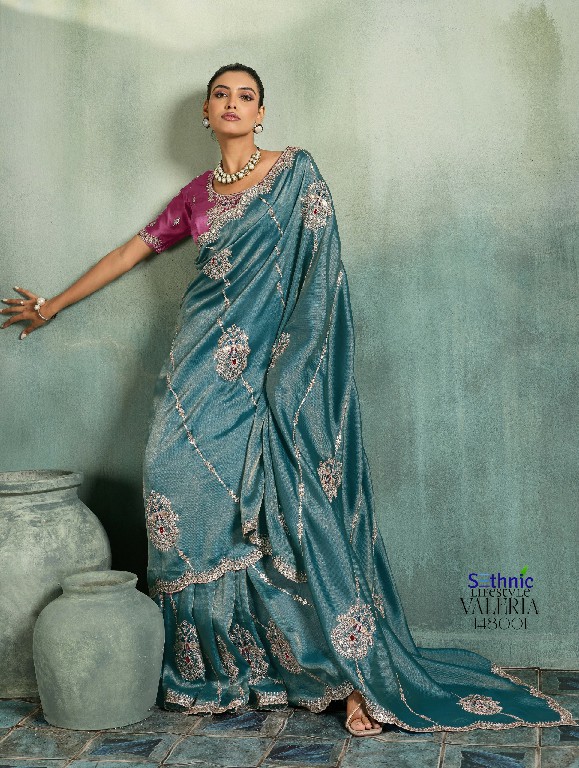 SETHNIC LIFESTYLE VALERIA ROYALE WHOLESALE LUXURIOUS DESIGNER WEAR INDIAN SAREES FOR WOMEN ONLINE