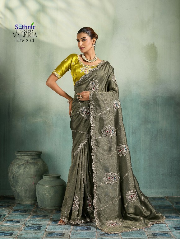 SETHNIC LIFESTYLE VALERIA ROYALE WHOLESALE LUXURIOUS DESIGNER WEAR INDIAN SAREES FOR WOMEN ONLINE