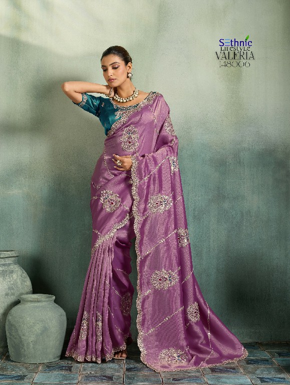 SETHNIC LIFESTYLE VALERIA ROYALE WHOLESALE LUXURIOUS DESIGNER WEAR INDIAN SAREES FOR WOMEN ONLINE