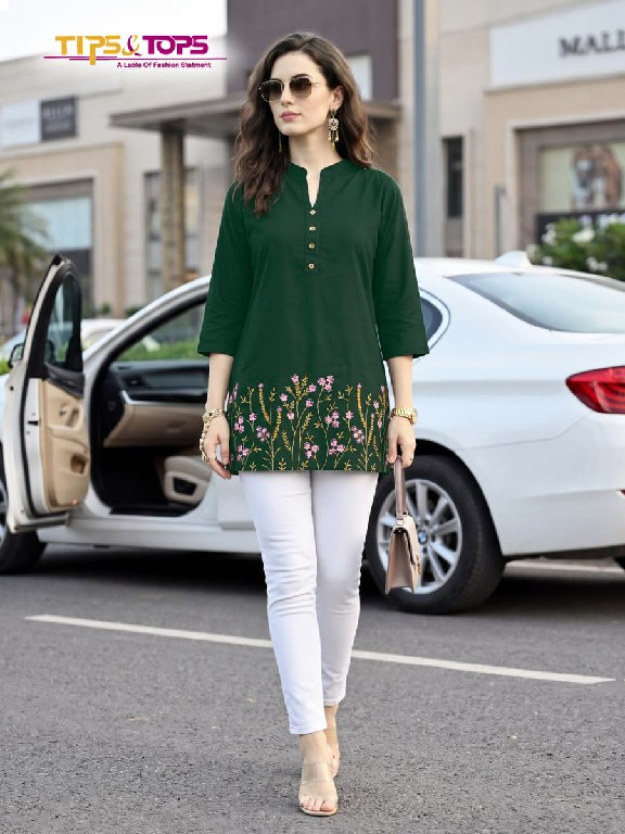 TIPS AND TOPS POLO VOL 2 WHOLESALE READYMADE HEAVY RAYON FANCY WESTERN SHORT KURTIS FOR WOMEN ONLINE