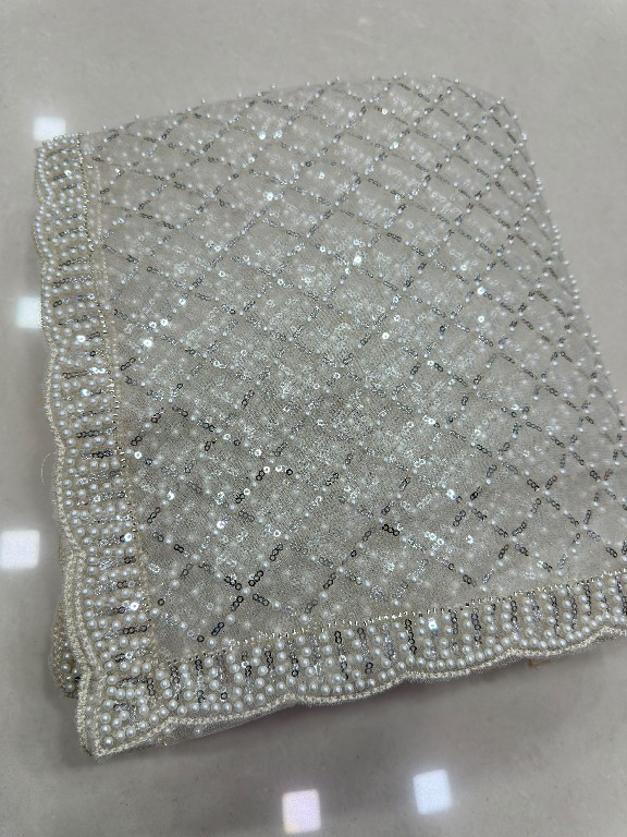 DVD D.NO 5194 WHOLESALE INTRICATELY BEADS HAND WORK EMBROIDERED DESIGNER SAREES FOR WOMEN ONLINE