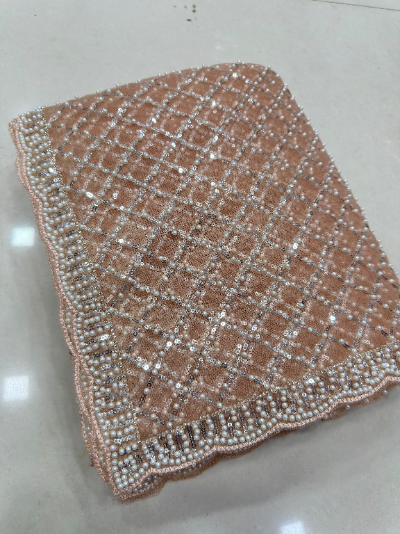 DVD D.NO 5194 WHOLESALE INTRICATELY BEADS HAND WORK EMBROIDERED DESIGNER SAREES FOR WOMEN ONLINE